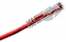 Hubbell Wiring Device-Kellems HC5ER80 - P-CORD, NEXTSPEED,CAT5E,SLIM,RD,80FT