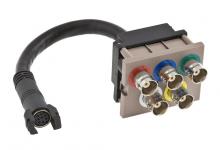 Hubbell Wiring Device-Kellems IMB815AL - ISTATION MOD, W/5 BNC,8 PIN F,1.5U,AL