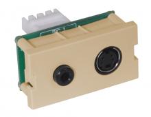 Hubbell Wiring Device-Kellems IMSV351101TI - ISTATION MOD, W/S-VIDEO,3.5M,110,1U,TI