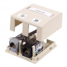 Hubbell Wiring Device-Kellems ISB2OW - HOUSING, SURFACE MOUNT,2 PORT,OW