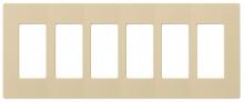 Hubbell Wiring Device-Kellems RCW6I - WALLPLATE, 6G DEC, SNAP-ON, IV