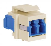Hubbell Wiring Device-Kellems SFFLCSOREI - FIBER, SNAP-FIT,FLSH,LC DUPLX,OR,ZIRC,EI