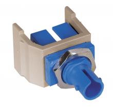 Hubbell Wiring Device-Kellems SFSCSTSAL - FIBER, SNAP-FIT,SC/ST SMPLX,BL,ZIRC,AL