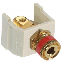 Hubbell Wiring Device-Kellems SFSPGRAL - SNAP-FIT, RD SPKR POST,AL HOUSING