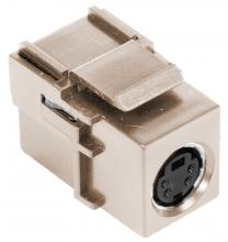 Hubbell Wiring Device-Kellems SFSVAL - SNAP-FIT, S-VIDEO,F/F,AL