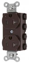 Hubbell Wiring Device-Kellems SNAP5362LTR - SNAP2CONNECT DPLX 20A/125V LED TR BR