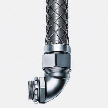 Hubbell Wiring Device-Kellems 07406041 - S-TITE CONN, 90 MALE, 3/8", W/MESH