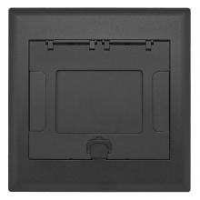 Hubbell Wiring Device-Kellems 4GAFBCVRBKC - 4G AFB CVR, INSERT, BLACK POWDER