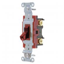 Hubbell Wiring Device-Kellems 1222R - SWITCH, HUBPRO, 2-POLE, 20A 120/277V, RD