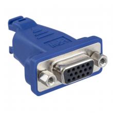 Hubbell Wiring Device-Kellems 15S6P1 - CONN, D-SUB,15PIN F-8PIN F,180DEG,1/PK