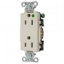 Hubbell Wiring Device-Kellems 2172LA - RCPT DECO DUP HG HUBPRO 15A/125V LA