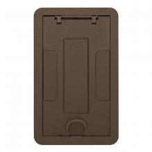 Hubbell Wiring Device-Kellems 24GCCVRBRZC - 2/4G CARPET CVR, INSERT, BRONZE POWDER