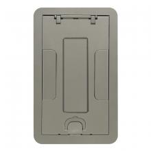 Hubbell Wiring Device-Kellems 24GCCVRNKC - 2/4G CARPET CVR, INSERT, NICKEL POWDER