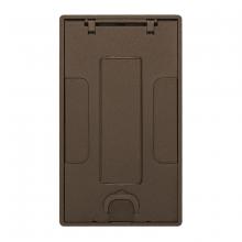 Hubbell Wiring Device-Kellems 24GTCVRBRZC - 2/4G TILE CVR, INSERT, BRONZE POWDER