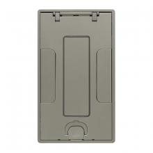 Hubbell Wiring Device-Kellems 24GTCVRNKC - 2/4G TILE CVR, INSERT, NICKEL POWDER