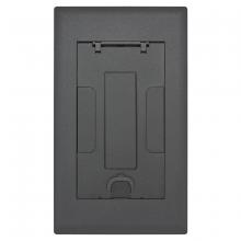 Hubbell Wiring Device-Kellems 2GAFBCVRBKC - 2G AFB CVR, INSERT, BLACK POWDER