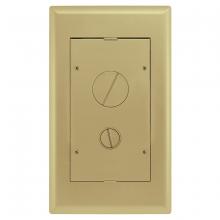 Hubbell Wiring Device-Kellems 2GAFBFFCVRBRS - 2G AFB FF CVR, BRASS POWDER