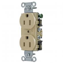Hubbell Wiring Device-Kellems 5252AI - RCPT DUP SB HUBPRO 15A 125V SF IV