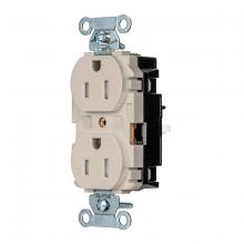 Hubbell Wiring Device-Kellems 5262STLATR - PRO RCPT COM, TR, SPRG TRM, 15A 125V, LA