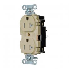 Hubbell Wiring Device-Kellems 5362STITR - PRO RCPT COM, TR, SPRG TRM, 20A 125V, IV