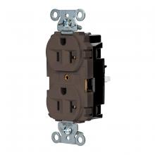 Hubbell Wiring Device-Kellems 5362ST - PRO RCPT, IND, SPRG TRM, 20A 125V, BR