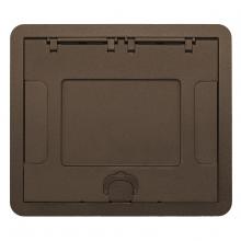 Hubbell Wiring Device-Kellems 610GCCVRBRZC - 6/10G CARPET CVR, INSERT, BRONZE POWDER