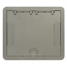 Hubbell Wiring Device-Kellems 610GCCVRNK - 6/10G CARPET CVR, FLUSH, NICKEL POWDER