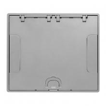 Hubbell Wiring Device-Kellems 610GTCVRALU - 6/10G TILE CVR, FLUSH, ALUMINUM POWDER