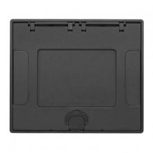 Hubbell Wiring Device-Kellems 610GTCVRBKC - 6/10G TILE CVR, INSERT, BLACK POWDER