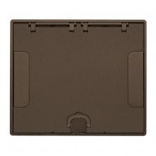 Hubbell Wiring Device-Kellems 610GTCVRBRZ - 6/10G TILE CVR, FLUSH, BRONZE POWDER