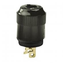 Hubbell Wiring Device-Kellems 7465NB - LKG PLUG, CM, MIDGET, 15A 125V, ML-1P