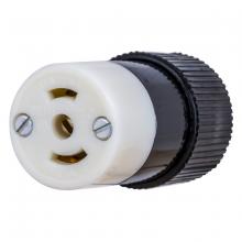 Hubbell Wiring Device-Kellems 7593NC - LKG CONN, MIDGET 15A 125V, ML-2R, BR