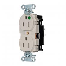 Hubbell Wiring Device-Kellems 8200STLA - PRO RCPT, HG, SPRG TRM, 15A 125V, LA