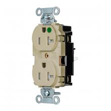 Hubbell Wiring Device-Kellems 8300STITR - PRO RCPT, HG, TR, SPRG TRM, 20A 125V, IV