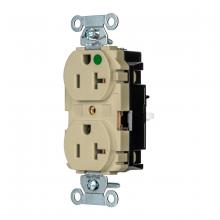 Hubbell Wiring Device-Kellems 8300STI - PRO RCPT, HG, SPRG TRM, 20A 125V, IV