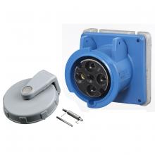 Hubbell Wiring Device-Kellems A460R9KIT - PS,IEC,RECP,3P4W,60A 3P 250V,LOPRO W/CAP