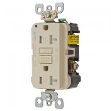 Hubbell Wiring Device-Kellems AFR20TRI - 20A ARC FAULT TR RECEPTACLE IVORY