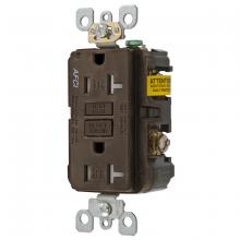 Hubbell Wiring Device-Kellems AFR20TR - 20A ARC FAULT TR RECEPTACLE BROWN