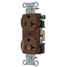 Hubbell Wiring Device-Kellems BR20C1 - 1/2 CONTROLLED 20A 125V, B/S, DUP, BR