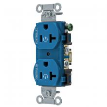 Hubbell Wiring Device-Kellems BR20C2BL - 2/2 CONTROLLED 20A 125V, B/S, DUP, BL