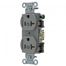 Hubbell Wiring Device-Kellems BR20C2GRY - 2/2 CONTROLLED 20A 125V, B/S, DUP, GY