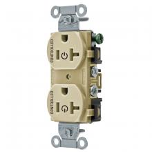 Hubbell Wiring Device-Kellems BR20C2I - 2/2 CONTROLLED 20A 125V, B/S, DUP, IV