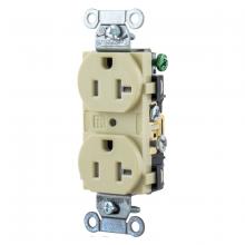Hubbell Wiring Device-Kellems BR20ITR - T-RES, COM GRD, 20A 125V, 5-20R, IV, B+S