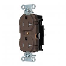 Hubbell Wiring Device-Kellems BR20STTR - DPLX RCPT COM, TR, SPRG TRM 20A 125V, BR