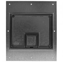 Hubbell Wiring Device-Kellems CFB7CVRBLK - REC FB COVER, 7-G, BLACK, CARPET