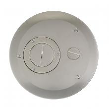 Hubbell Wiring Device-Kellems CFBS1R8FFCVRNKL - CFB ROUND 8 INCH FF COVER, NICKEL