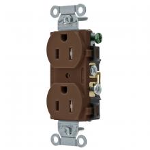 Hubbell Wiring Device-Kellems CR15TR - T-RES, COM GRD, 15A 125V, 5-15R, BR, SW