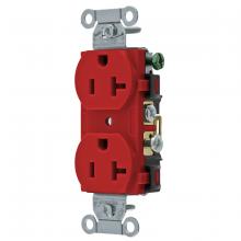 Hubbell Wiring Device-Kellems CR20R - DUP RCPT, COMM GRD, 20A 125V, 5-20R, R