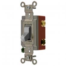 Hubbell Wiring Device-Kellems CS1223GYU - SWITCH, COM, 3W, 20A 120/277V, GY, USA