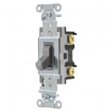 Hubbell Wiring Device-Kellems CSB215GY - SWITCH, COMM, DP, 15A 120/277V, B+S, GY
